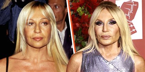 donatella versace at 18|Donatella Versace then and now.